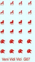Horses, 3 different horse designs