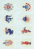 Warrior Designs. Mix of 8 different designs (8)