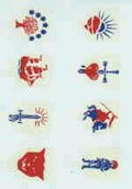 Warrior Designs 2. Mix of 8 different designs (8)