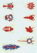 Elf designs. (8)