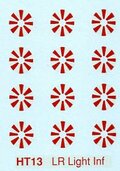Late Roman. Light inf (12). Sun Ray design.