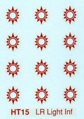Late Roman. Light inf (12). Star design.