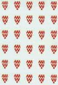 Infantry - Teardrop shield. Waves design (30)