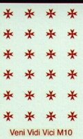 Knight/infantry. Maltese cross.