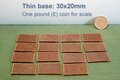 30x20mm (15 in pack)