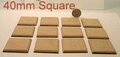 40x40mm (12 in pack) DBM size