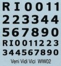 28mm solid numbers