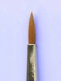 Paint brush gold size 0